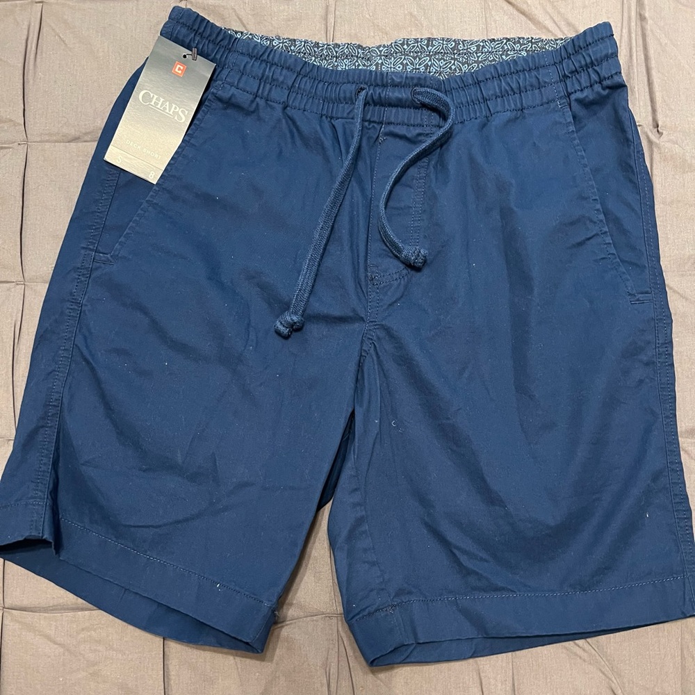 Chaps Deck Shorts Navy Small